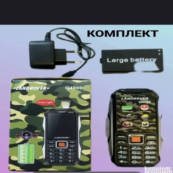 Land Rover Q4000 mobilni telefon-srpski meni