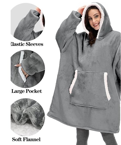 ćebe duks sa rukavima