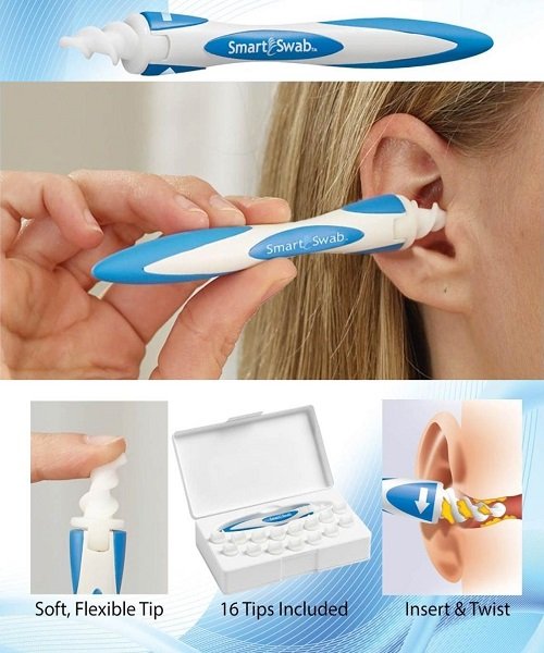 Čistač uva sa spiralnim nastavcima