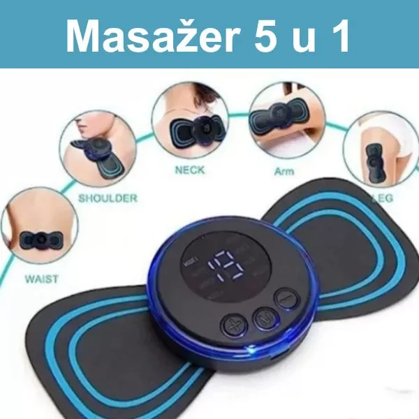 Masažer sa strujom 5u1