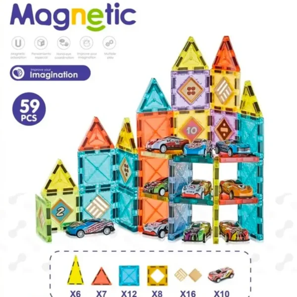 magnetne kocke 59 delova