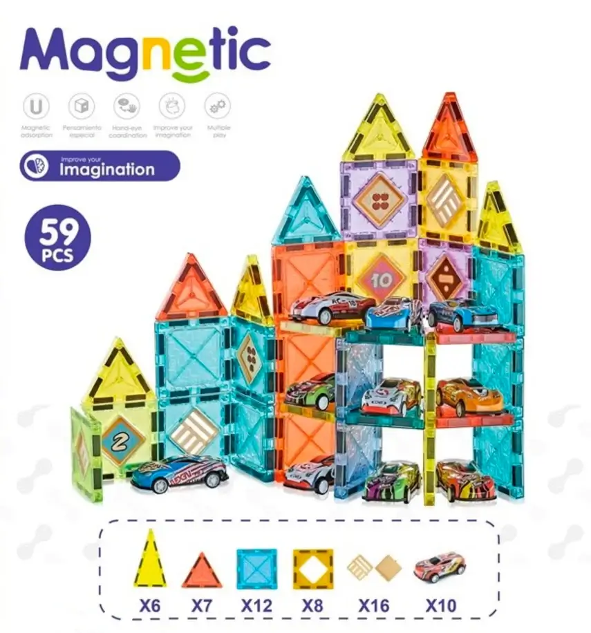 magnetne kocke 59 delova