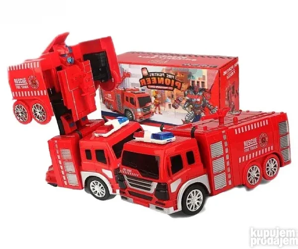Robot i vatrogasni kamion 2u1