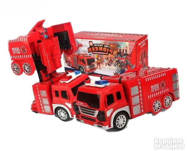 Robot i vatrogasni kamion 2u1